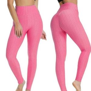 NEW bright pink shaping leggings